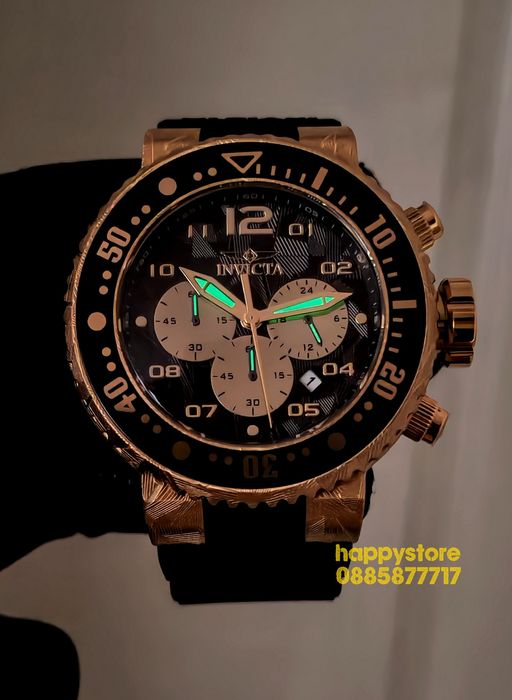 INVICTA Hummer Gold 52mm, Инвикта нов ръчен часовник