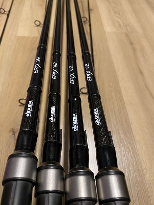 Lansete de crap Okuma Epix V2, 3.5 lbs, 3.90m, 2 tronsoane