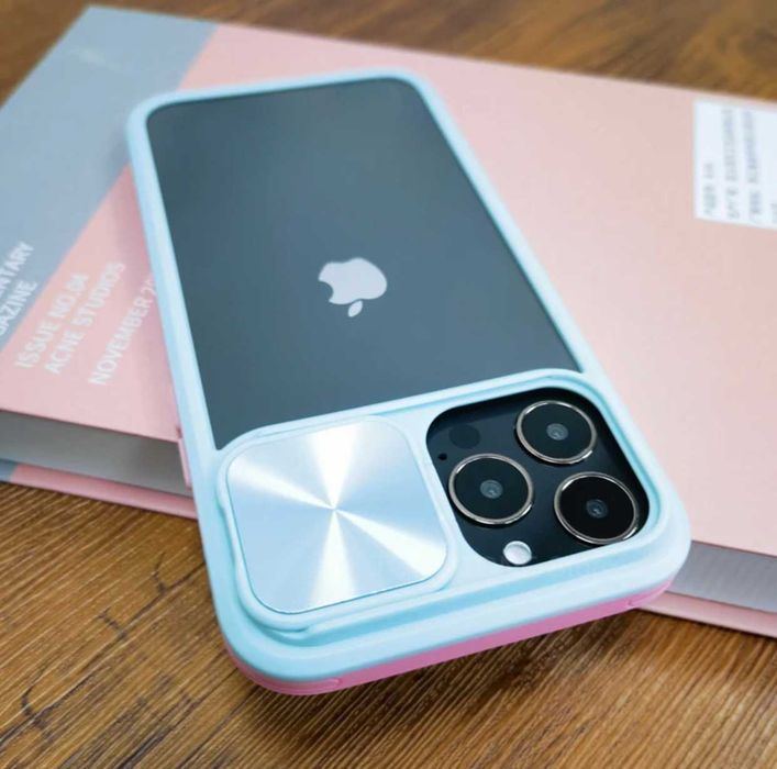 Husa Premium transparenta cu protectie metalica pt. iPhone 13 Pro Max