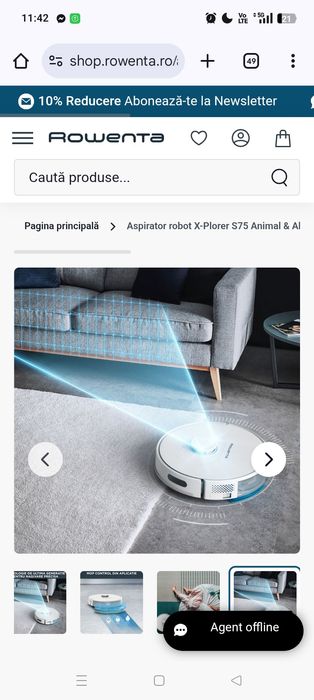 Aspirator robot Rowenta