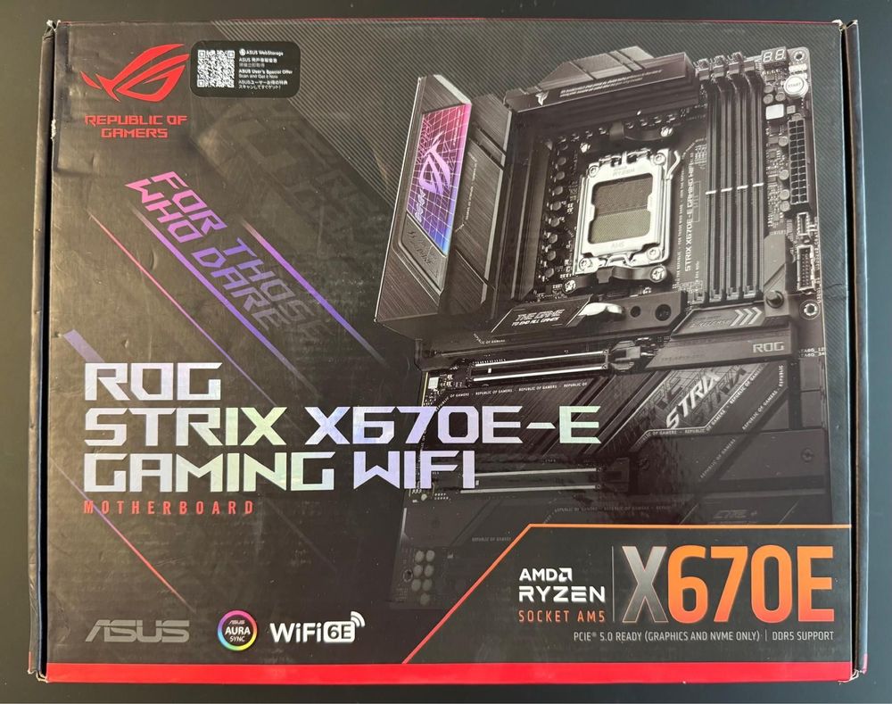 Placa de baza Asus ROG STRIX X670E-A GAMING WIFI Socket AM5  Noua