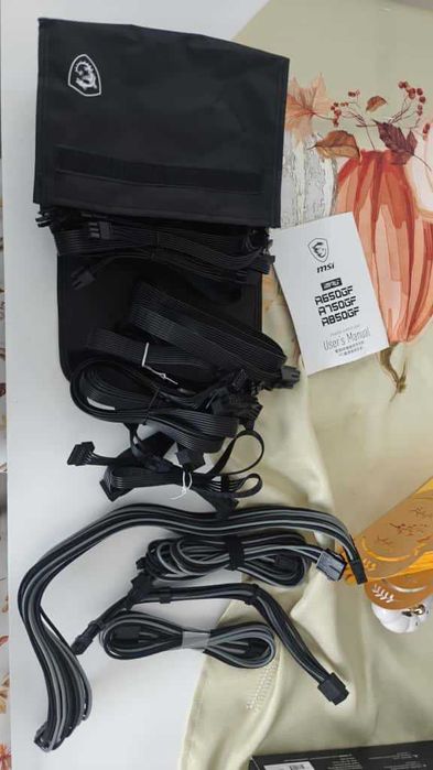 Sursa MSI MPG A750GF, 80 PLUS, Gold, 750W + Kit prelungire cabluri