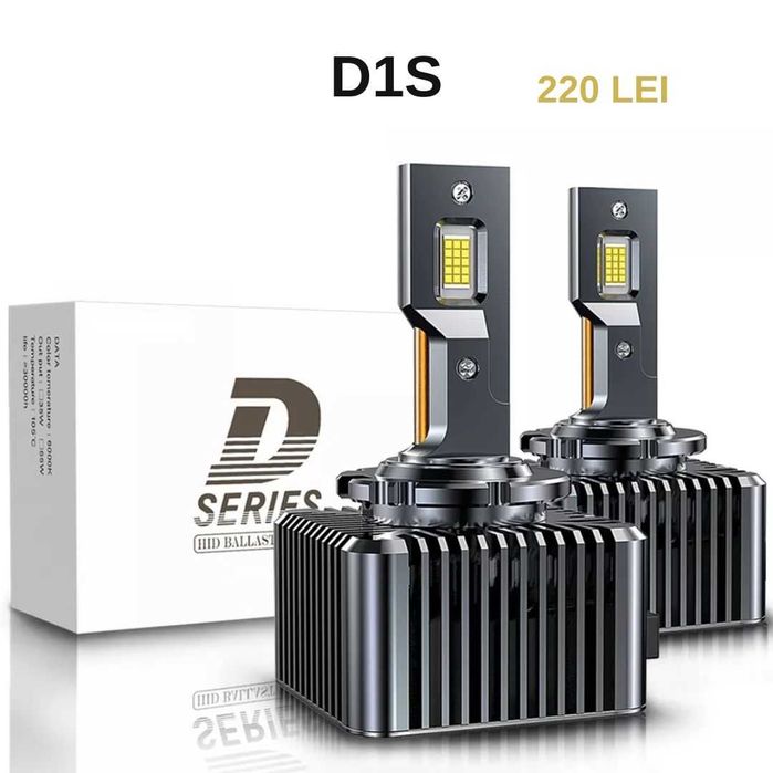 Becuri led auto D1S/D2S/D3S conversie xenon LED, PLug&play, 21000LM