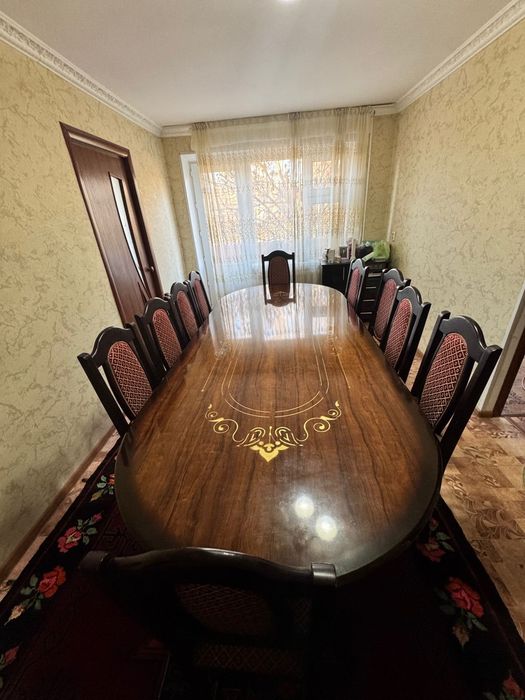 1шт Стол и 10 стулья размер длина 2730