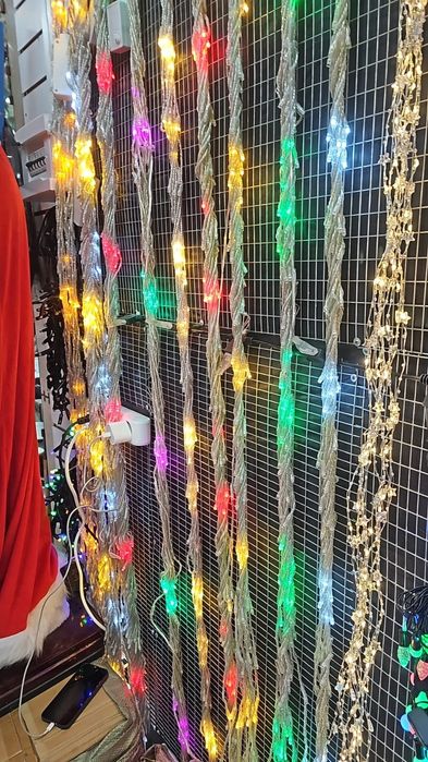 Гирлянды светодиодные новогодние украшения