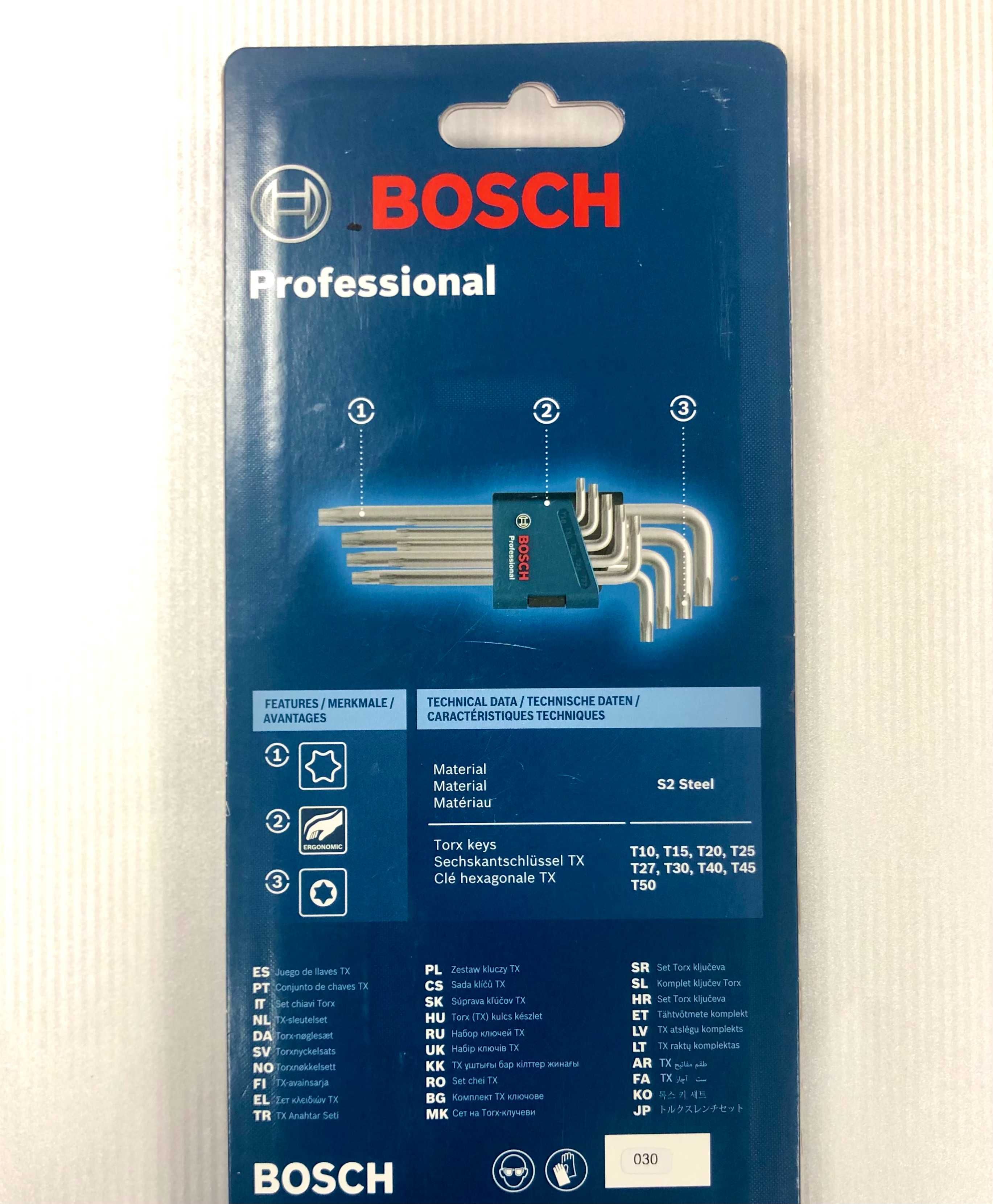 Bosch Professional Torx ключове, еврейска звезда лимбуси, шестостен