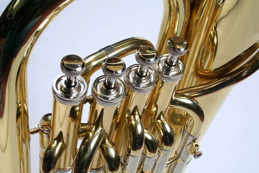 Eufoniu profesional 4 pistoane Karl Glaser Bb Baritonhorn auriu