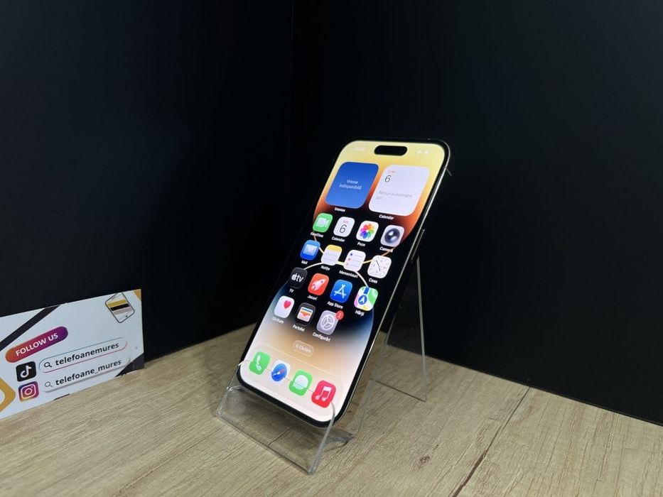 iPhone 14 Pro 256Gb Gold 3 ani garanție, Telefoane Mureș