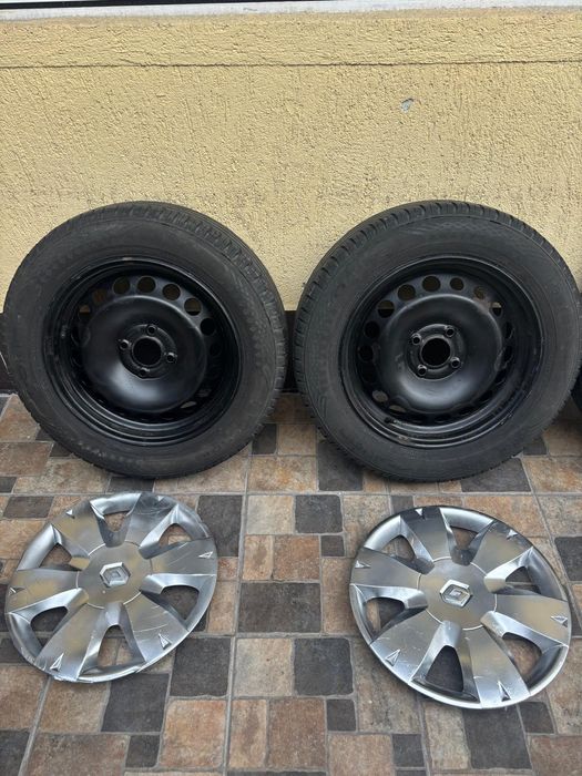 Jante Otel 4x100 R15 Renault Clio 4/5, Dacia Logan, Sandero, Captur