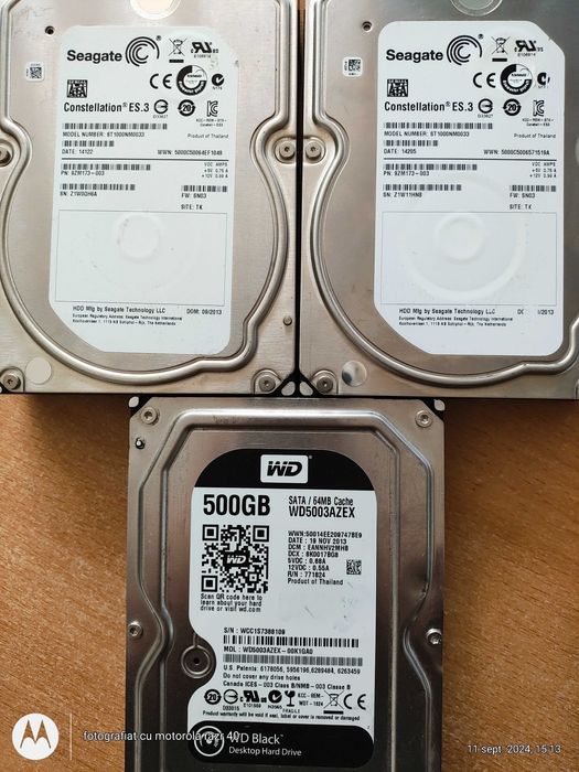 HDD-uri 2tb,1tb.500gb. pentru PC(3,5 inchi)
