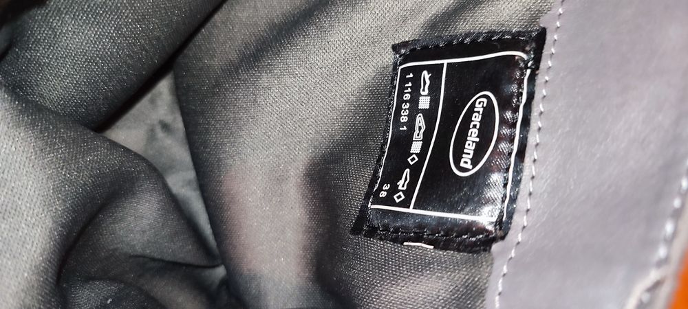 Cizme cu platformă pana la genunchi, gri, Graceland