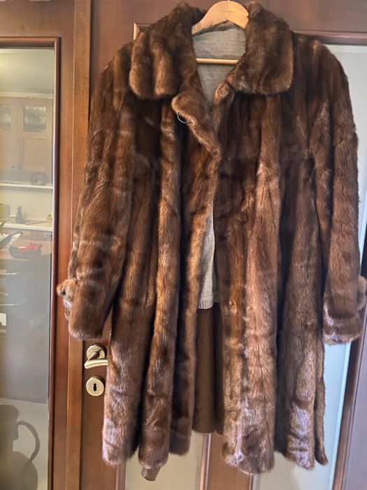 Blana naturala nurca (vizon) croiala moderna