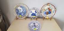 Farfurii vechi decorative din ceramică