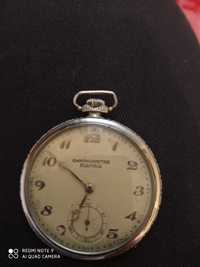 Оригинален джобен часовник - CHRONOMETRE  ROMEO SWISS със златни циф !