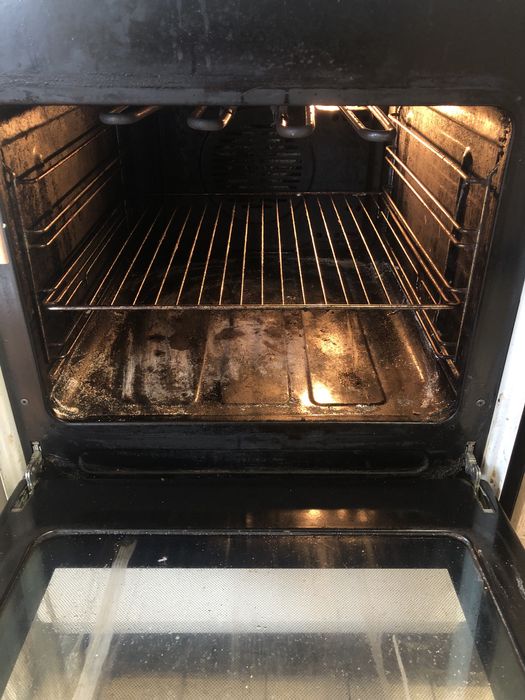 Кухня “дъб сонома и венге” + печка и хладилник