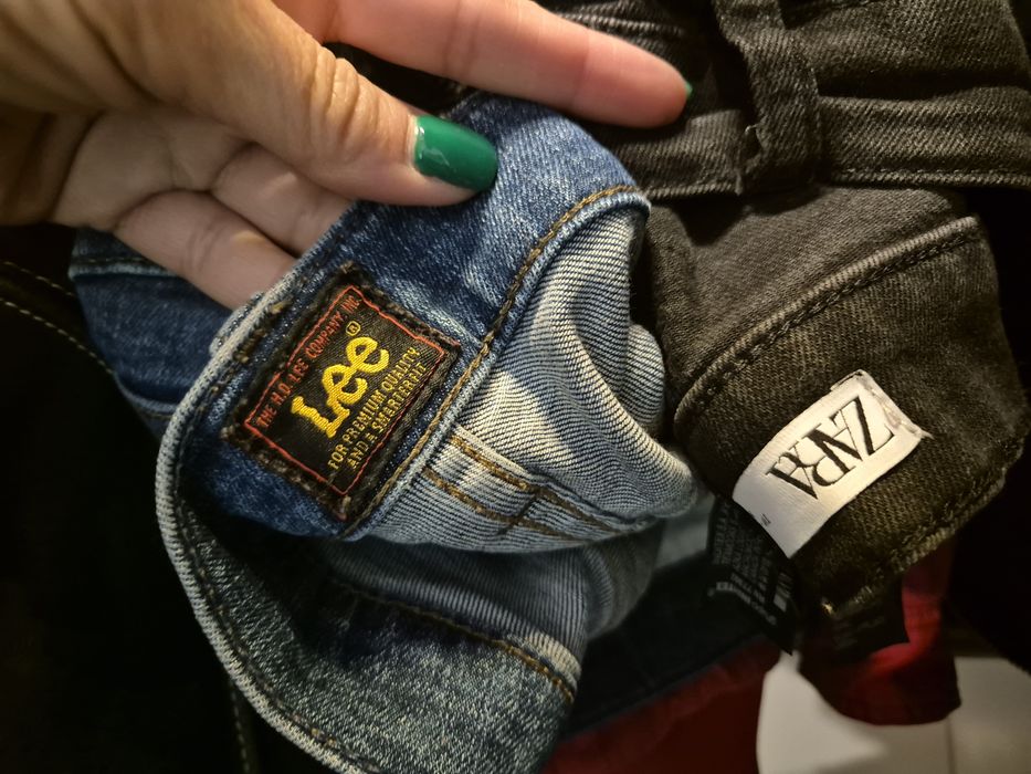 Blugi și pantaloni Guess, Lee, Zara etc. barbați, diverse modele și br