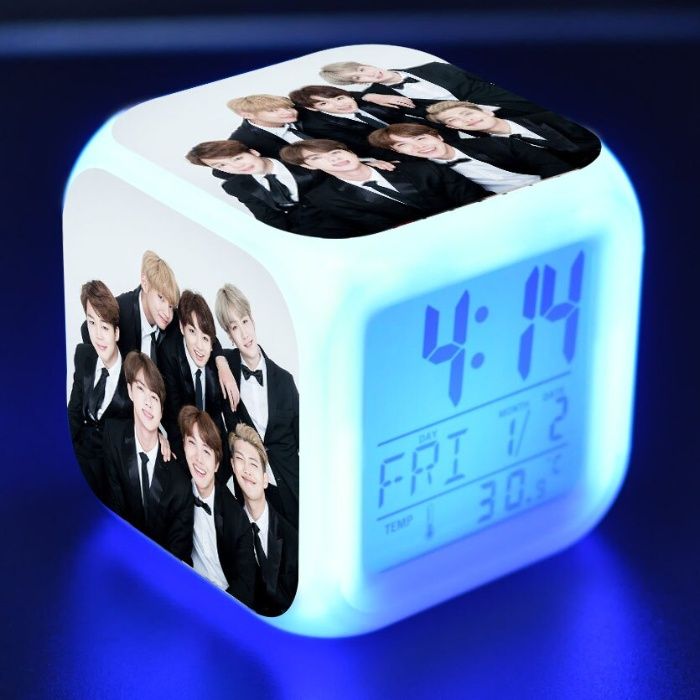 Часы будильник LED с вашими 3мя фото от Kupipodarok