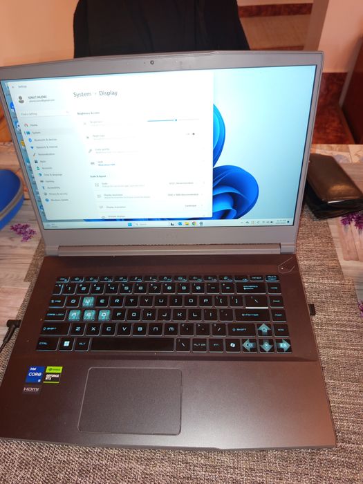 Laptop Gaming MSI Thin 15 B12UCX IntelCore i5-12450H Factura și GARANT