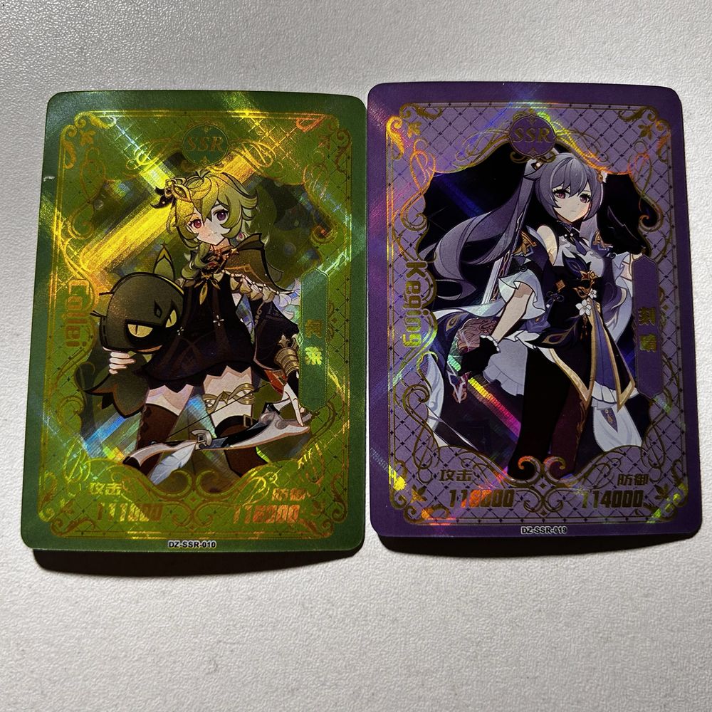 Коллекционные карточки по игре «Геншин Импакт» «Genshin Impact»
