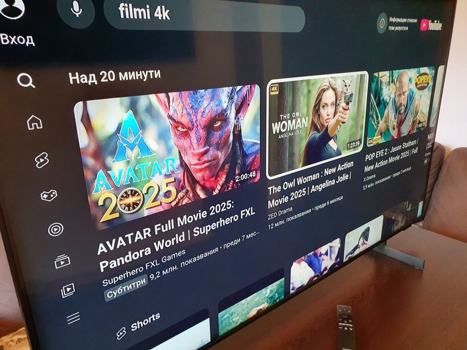 Телевизор - SAMSUNG 50 ИНЧА - Smart - 4K - Ultra - HD - LED !