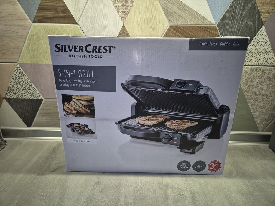 Контактен грил - скара Silvercrest 1700W