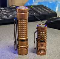 Медные фонари Acebeam TK16 и TK18 Copper.