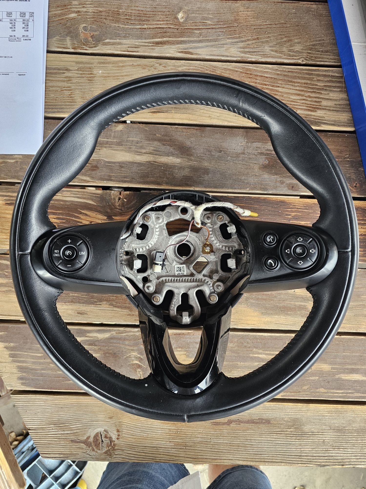 MINI Cooper F56 2020 оригинален кожен спортен волан, 71439 км