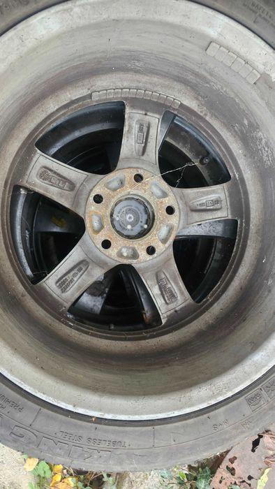 Jante BMW R17 cu anvelope allseason dot 2019