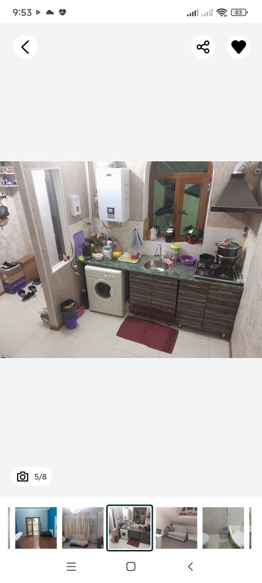 Коттедж.  2 этажа.+ холл ( транспорт).  55000 уе