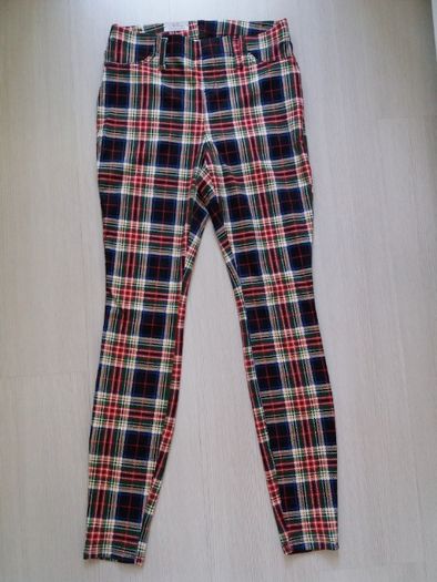 СТРЕЧ Дамски еластичен панталон, чисто нов, размер S / 26
