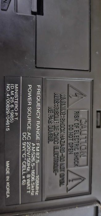 casetofon dublu casette dublu side