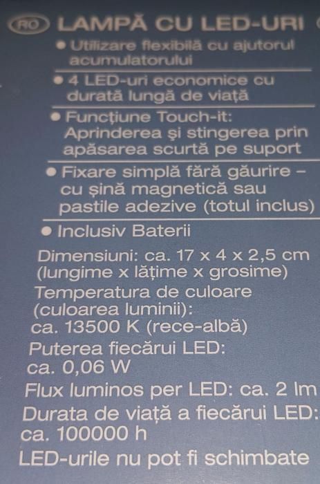 Lampa cu LED-uri