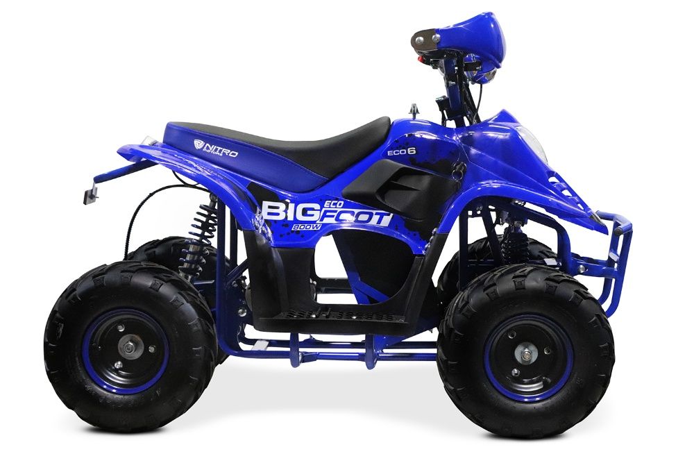 ATV electric ECO Bigfoot 800W 36V cu Baterie Detasabila #Albastru