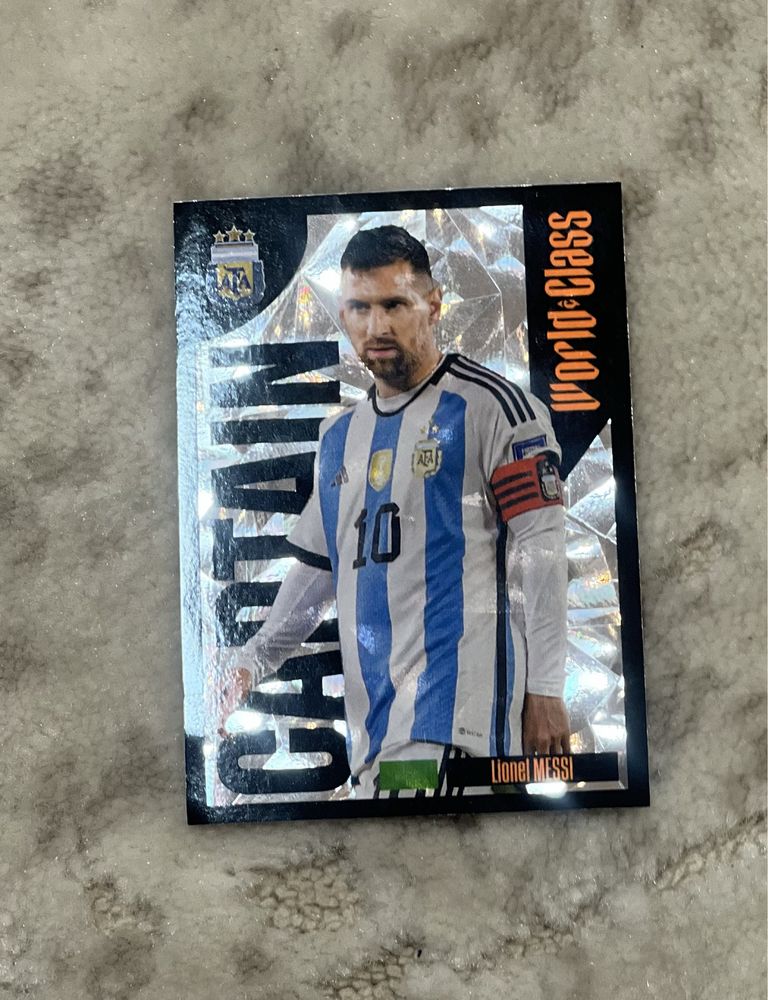 Vand cartonas sticker world class lionel messi