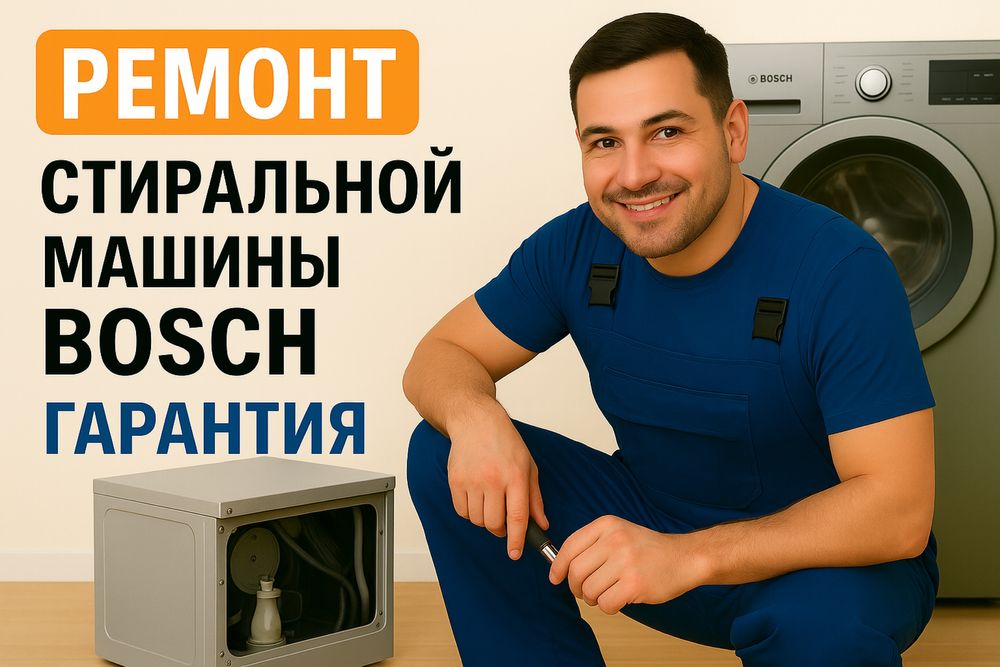 Ремонт стиральной машины Bosch | Бош | Гарантия