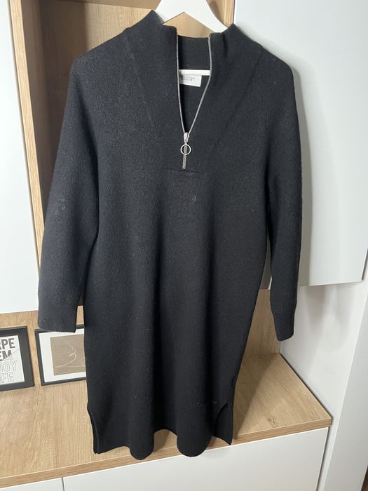 Rochie-pulover Marco Polo marimea L cu 55% Lana si Alpaca