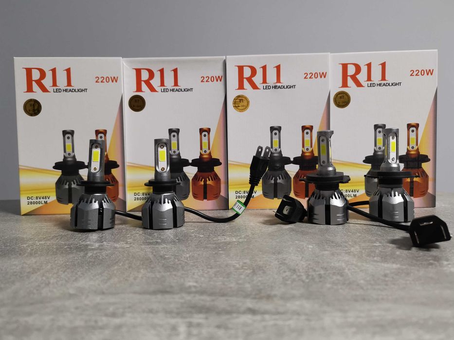 Автомобилни LED крушки Н7 и Н4