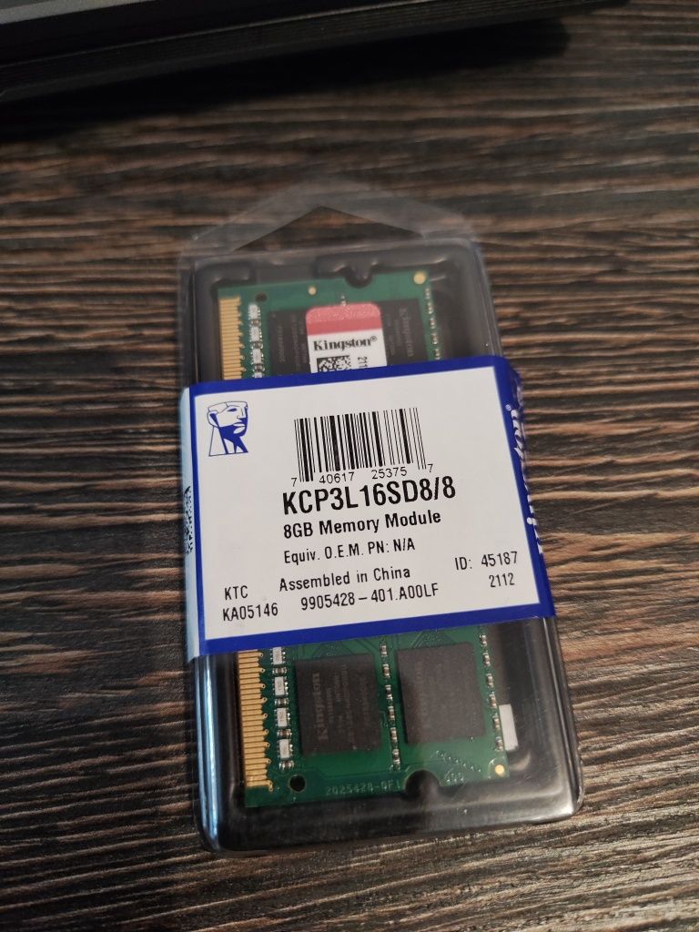 Memorie Kingston 8GB DDR3L 1600MHz CL11