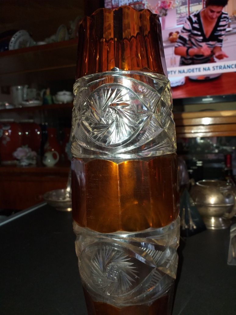 Vaza cristal de plumb de peste 100 ani