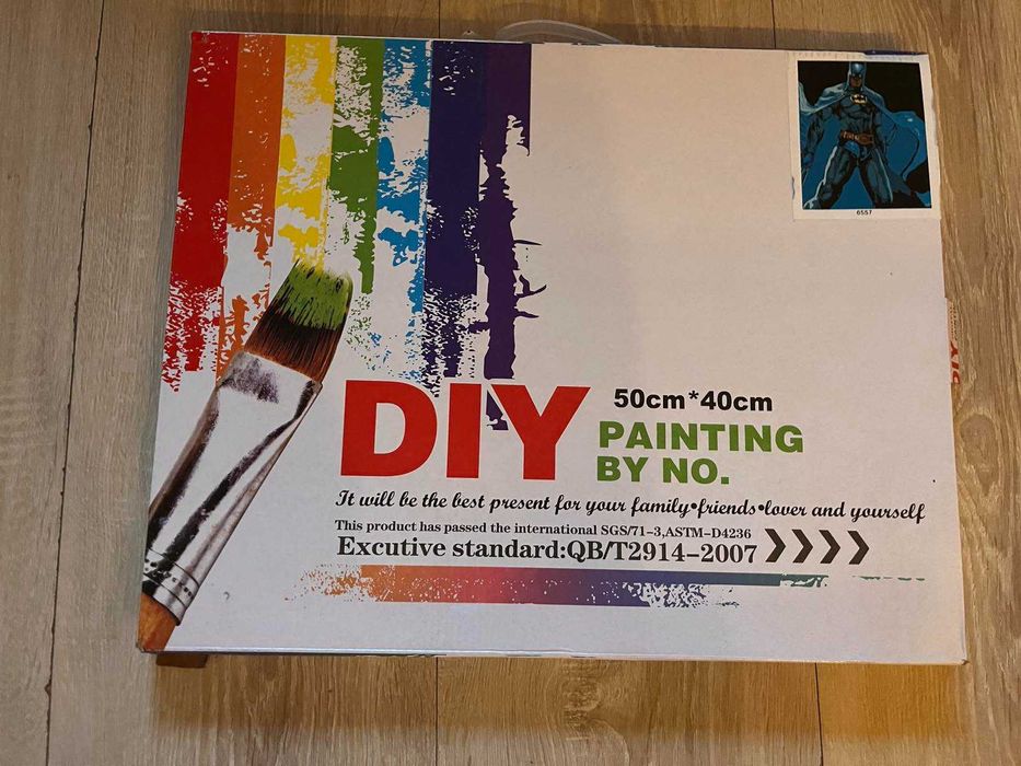 Картина за рисуване по номера BATMAN