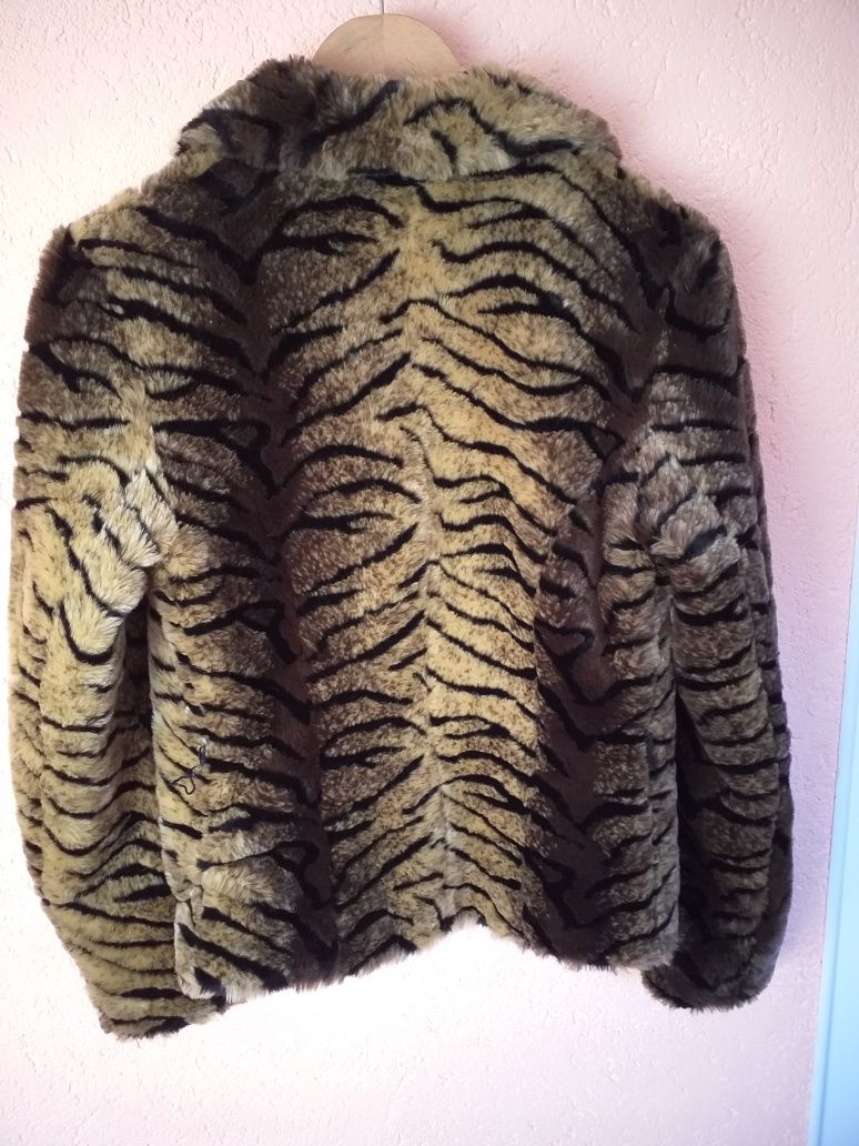 Blană animal print mărimea M Autentic