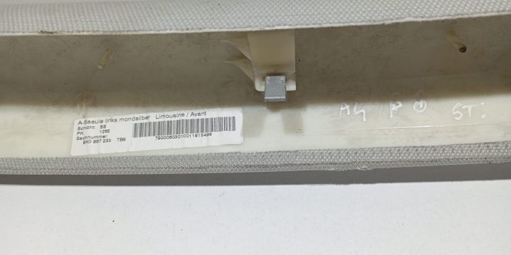 Ornament stalp fata stanga 8K0867233 Audi A4 B8/8K [2007 - 2011]