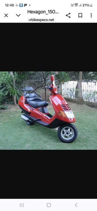 De vinzare piaggio hexagon 150cm...