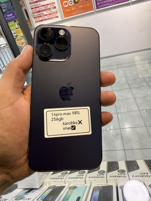 I phone 14pro max 256gb imei o’tgan