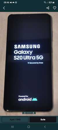 Samsung s20 ultra 5G cosmic black 128gb ca nou full accesorii