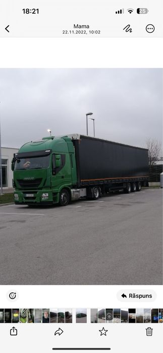 Iveco Stralis Hi-Way Euro6 240000 + Remorca Kogel