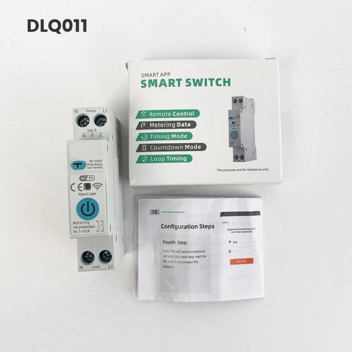 Siguranta automata smart wifi Smartrul DLQ011 1P 40A, contor consum