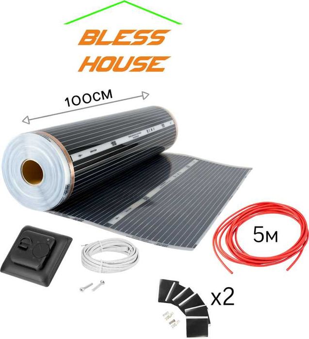 ЛУЧШАЯ нагревательная пленка для теплого пола + терморегулятор