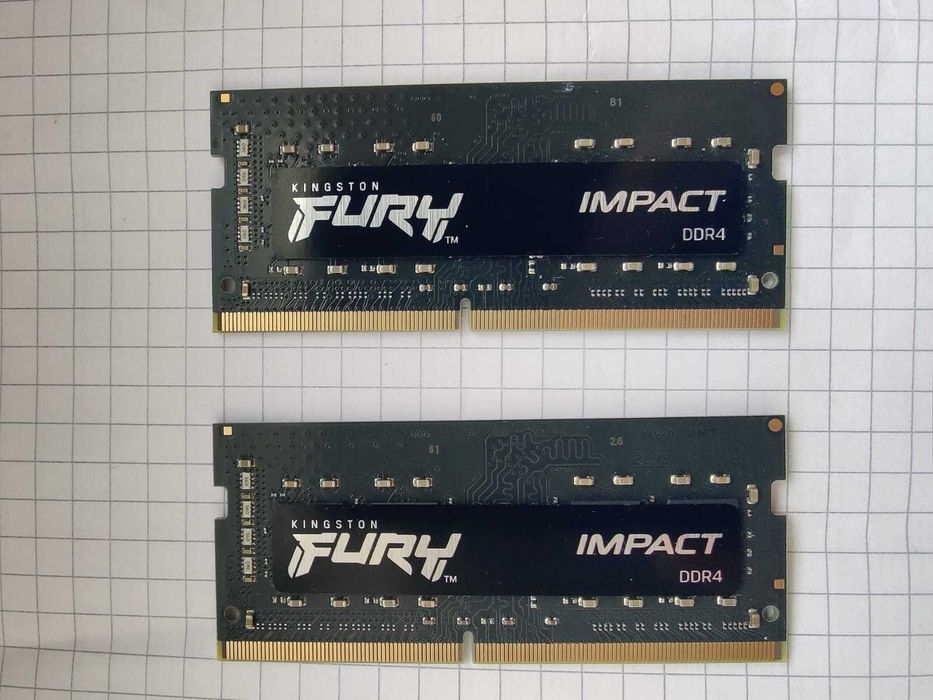 Memorie Laptop Kingston FURY Impact, 32GB DDR4, 3200MHz CL20