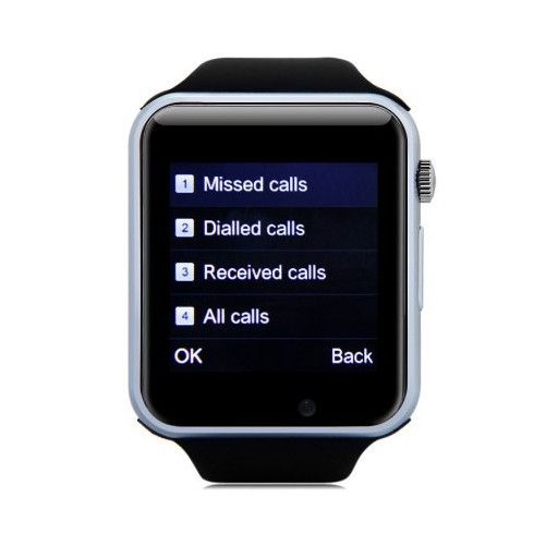 Ceas Smartwatch cu Telefon iUni A100i, BT, LCD, Camera, Negru